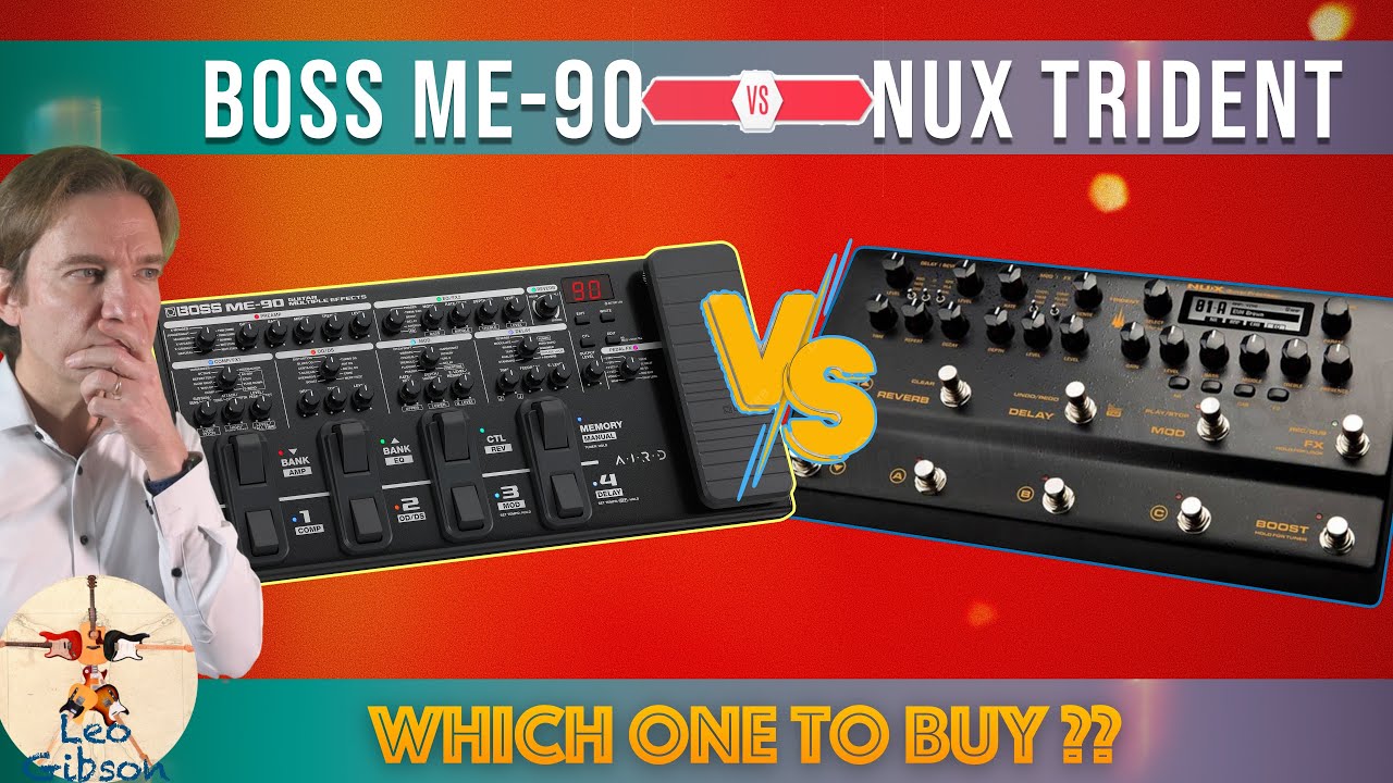 BOSS ME 90 vs NUX Trident - Super Detailed Comparison: which one to buy? (vs Marshal, Fender, FX, …)