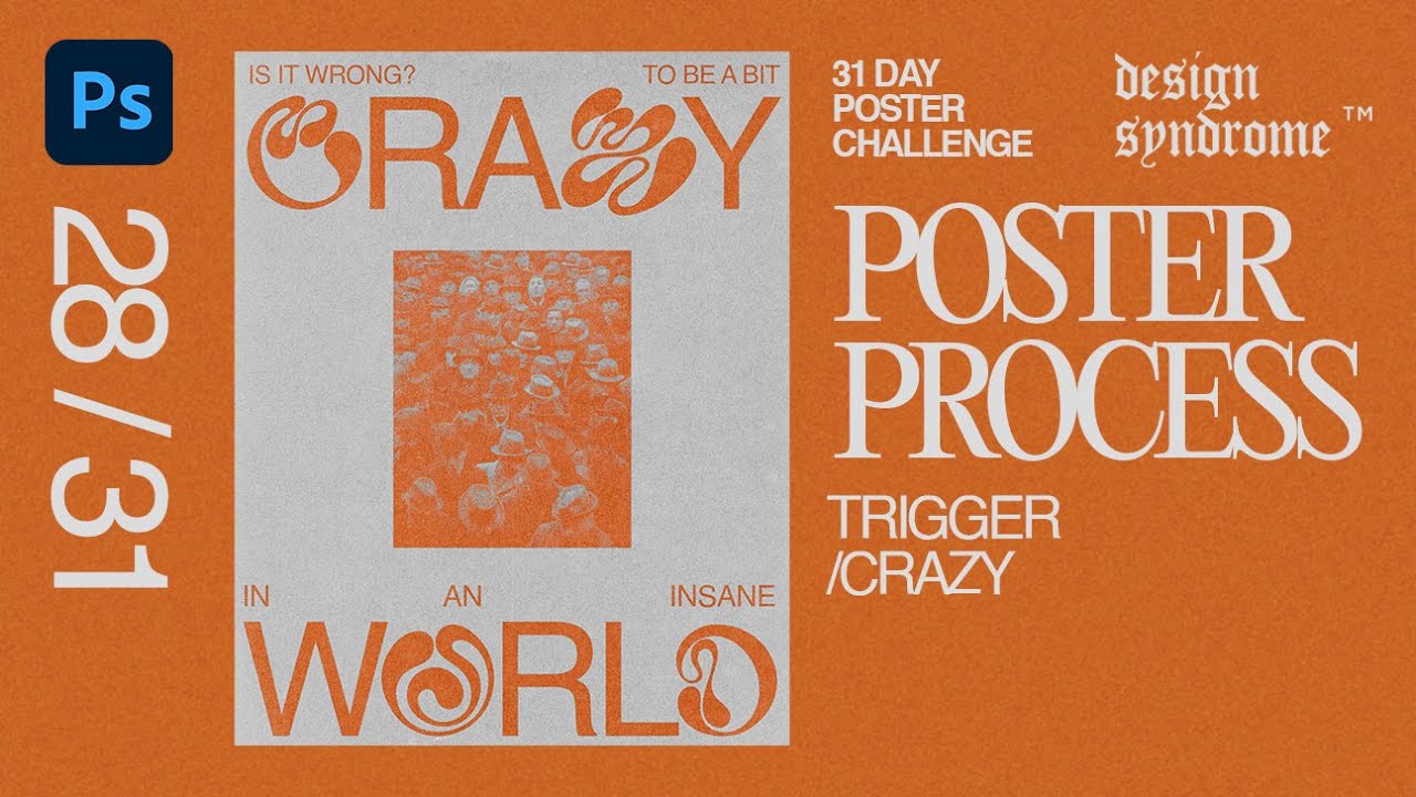 MINIMAL ELEGANT Poster Design!   - 28/31 (Speed Art ) 31 Days Poster Challenge