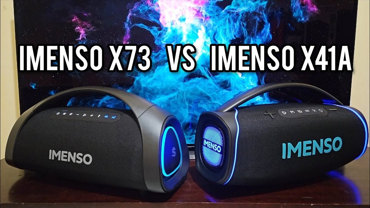 IMENSO X73 VS IMENSO X41A O DUELO DAS BOOMBOX MAIS FORTES