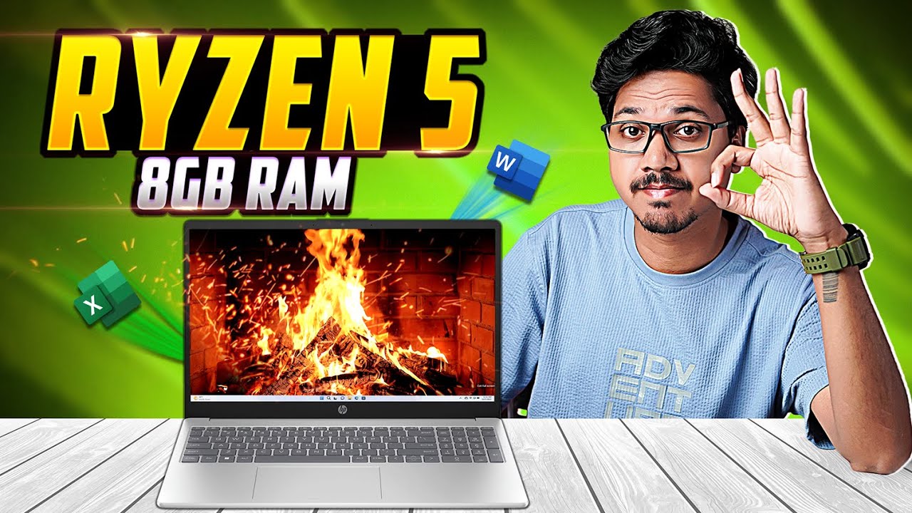 HP 15fc-0388AU Review (Ryzen 5 7430U): ₹45,000 Ka Best Performer! 🚀 Performance & Gaming Test!
