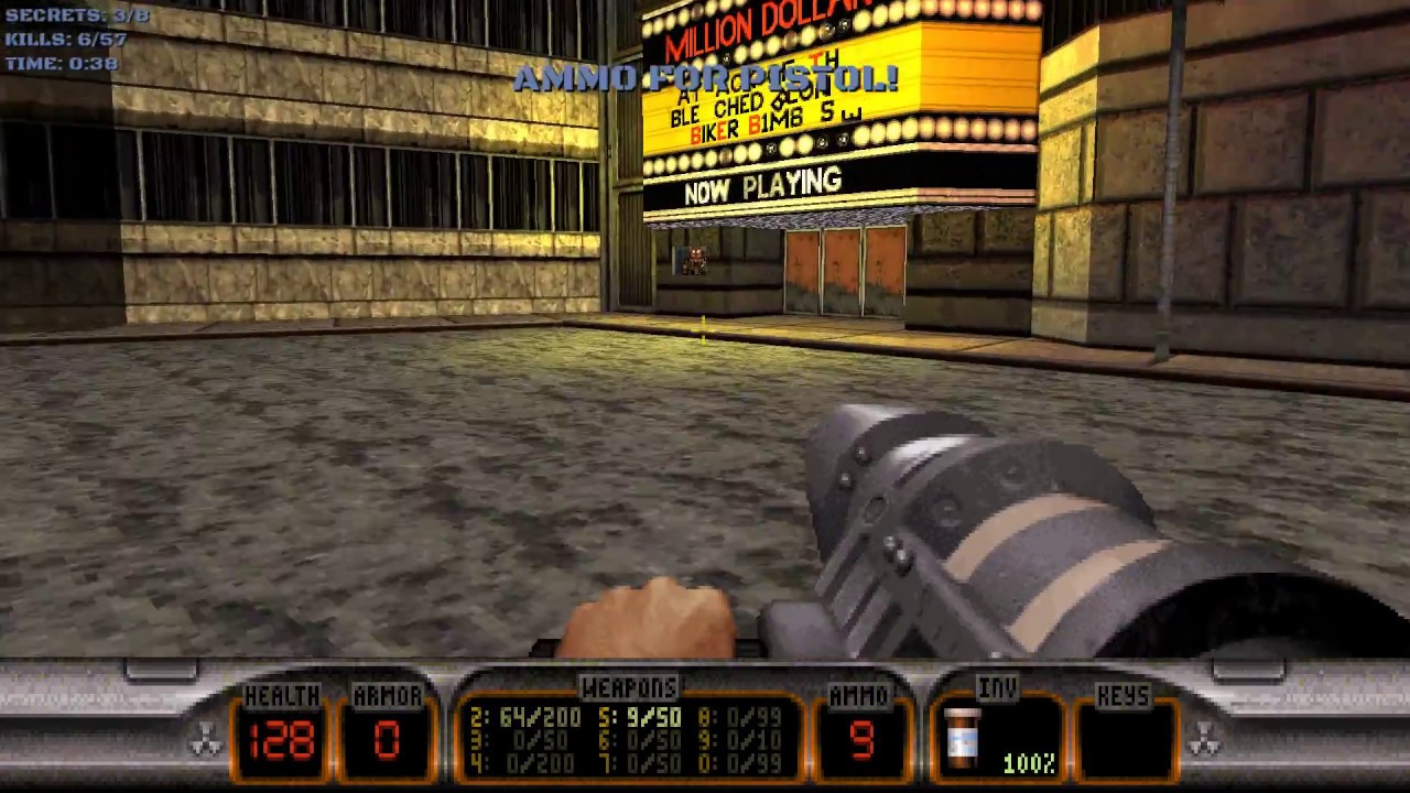 Duke Nukem 3D : 20th Anniversary World Tour - L.A. Meltdown : Hollywood Holocaust E1L1