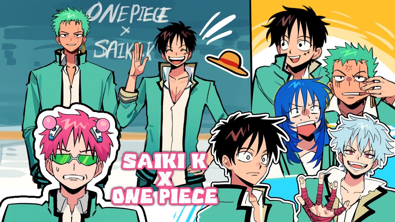 [Comic Edit] Luffy and Zoro transferred into PK academy!! PART 1