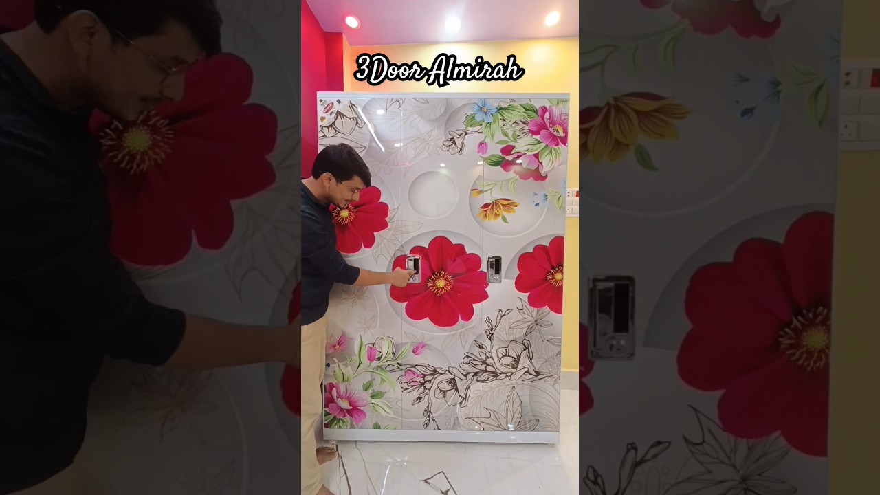 Almirah design 3door #furniture  #almira