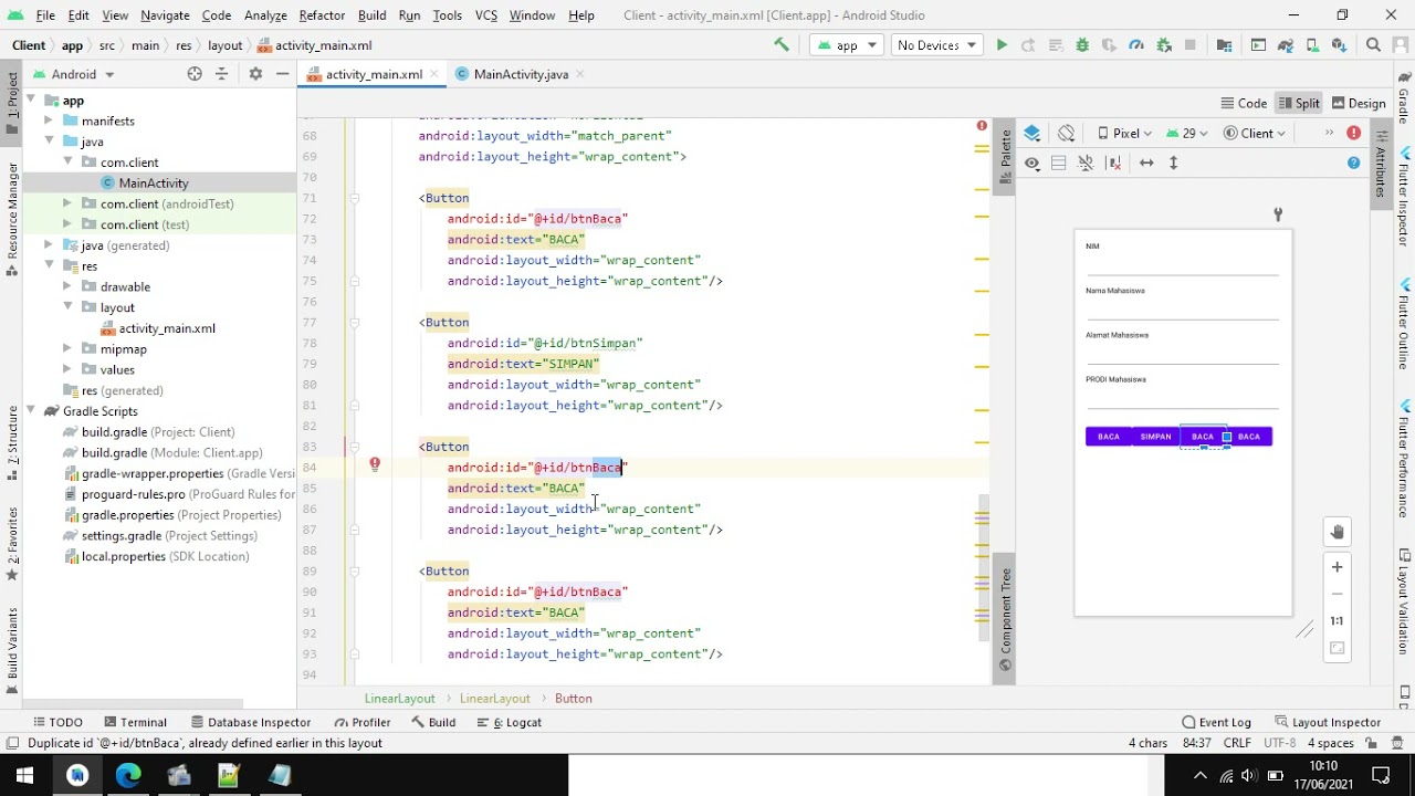 Baca dan simpan data PHP - MYSQL - ANDROID - JSON