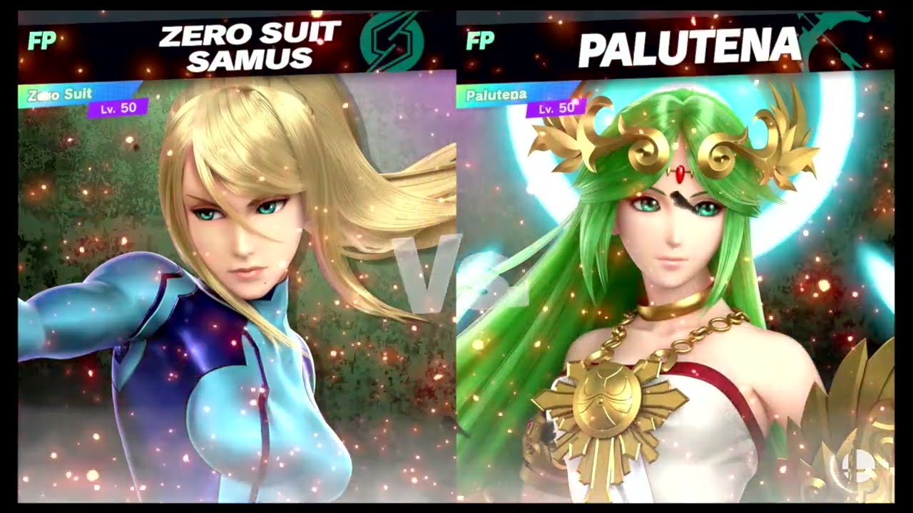 Super Smash Bros Ultimate Amiibo Fights – Zero Suit Samus vs the World #52 Samus vs Palutena
