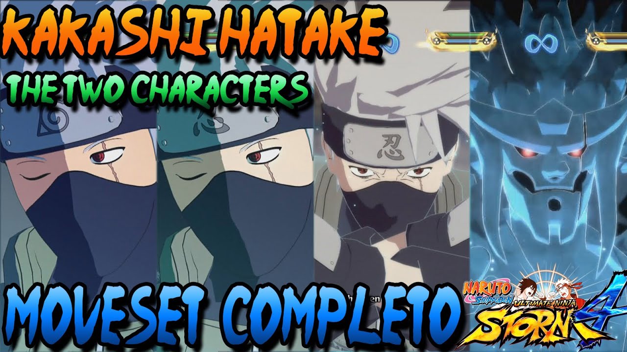 Naruto Storm 4: Kakashi Hatake + Great Ninja War + Double Sharingan Moveset Completo