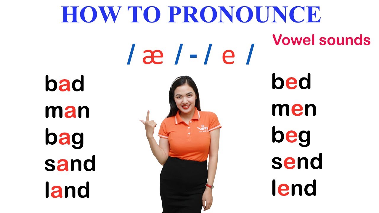 Как произносить звуки æ и e в английском языке | Гласные звуки | IPA