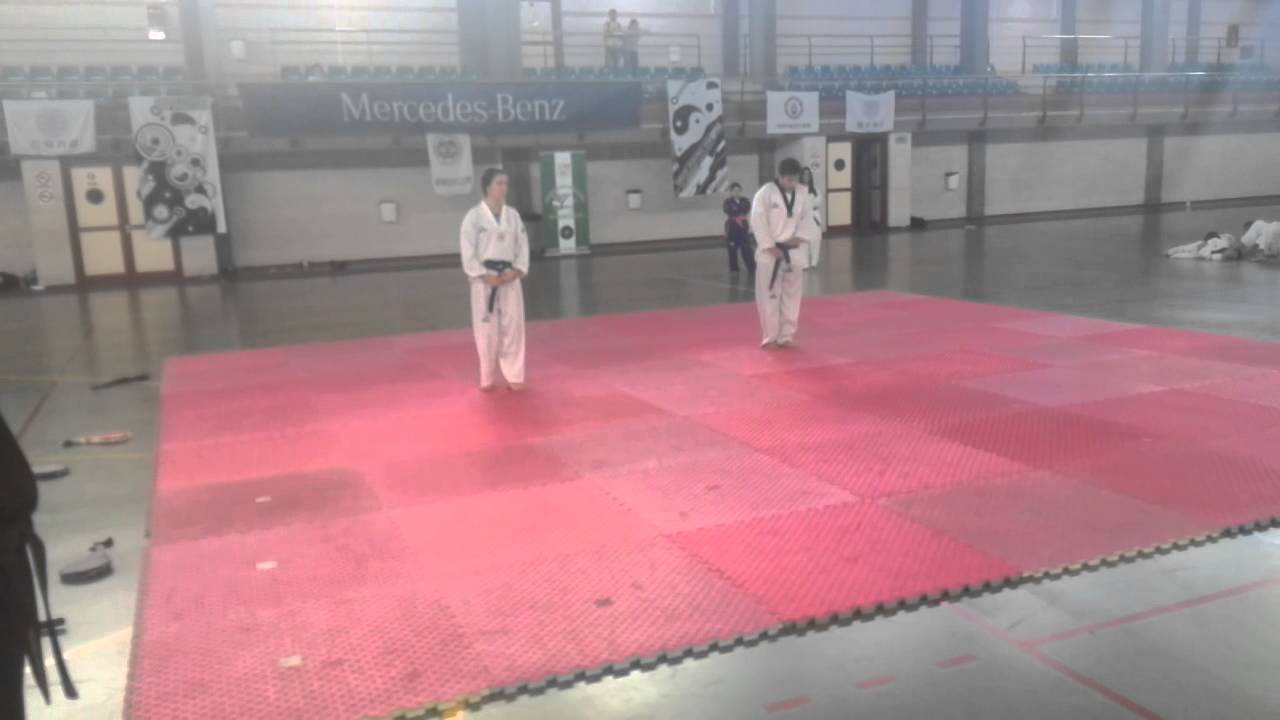 Examen de Taekwondo para cinturón marrón
