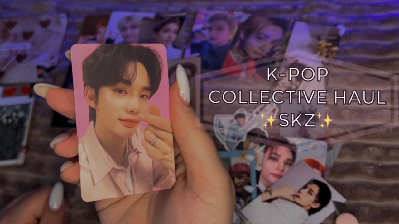 ‎‧₊˚✧k-pop collective haul || Распаковка карт Stray Kids || апрель•май 2024✧˚₊‧