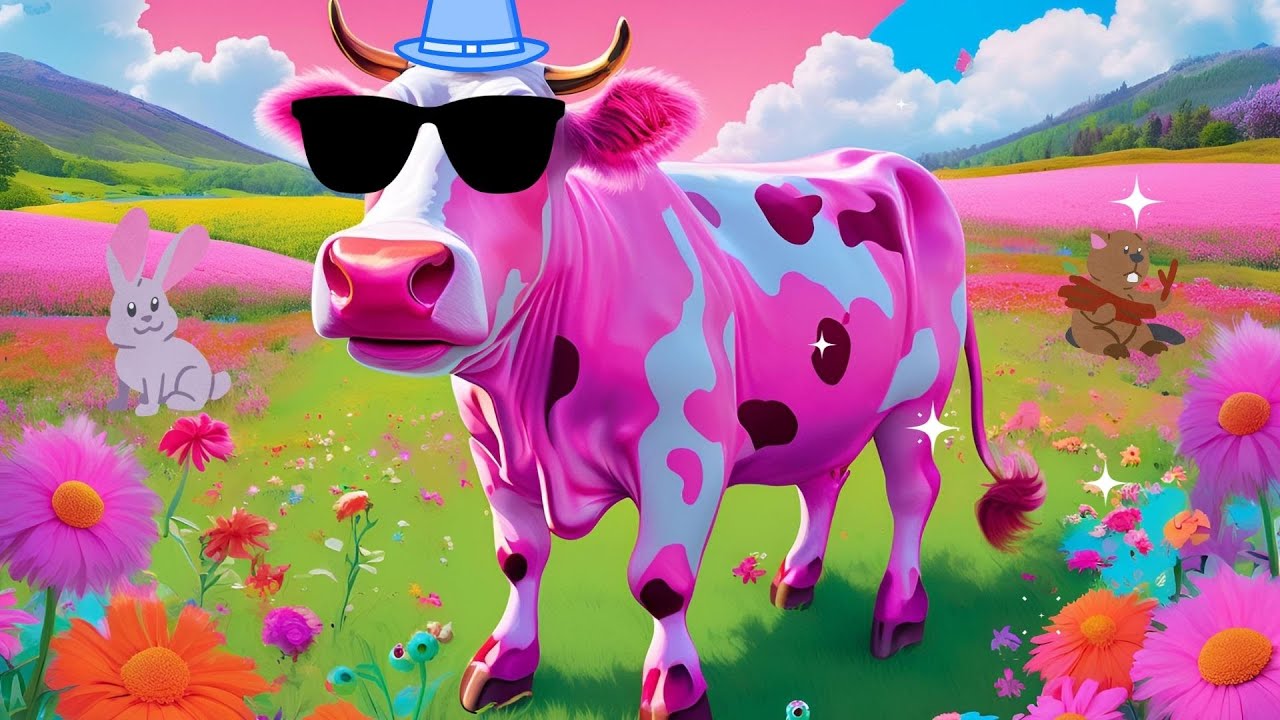🌸✨ La Vaca Rosa: &iexcl;Una Historia Muy Chistosa! 🎶🐄
