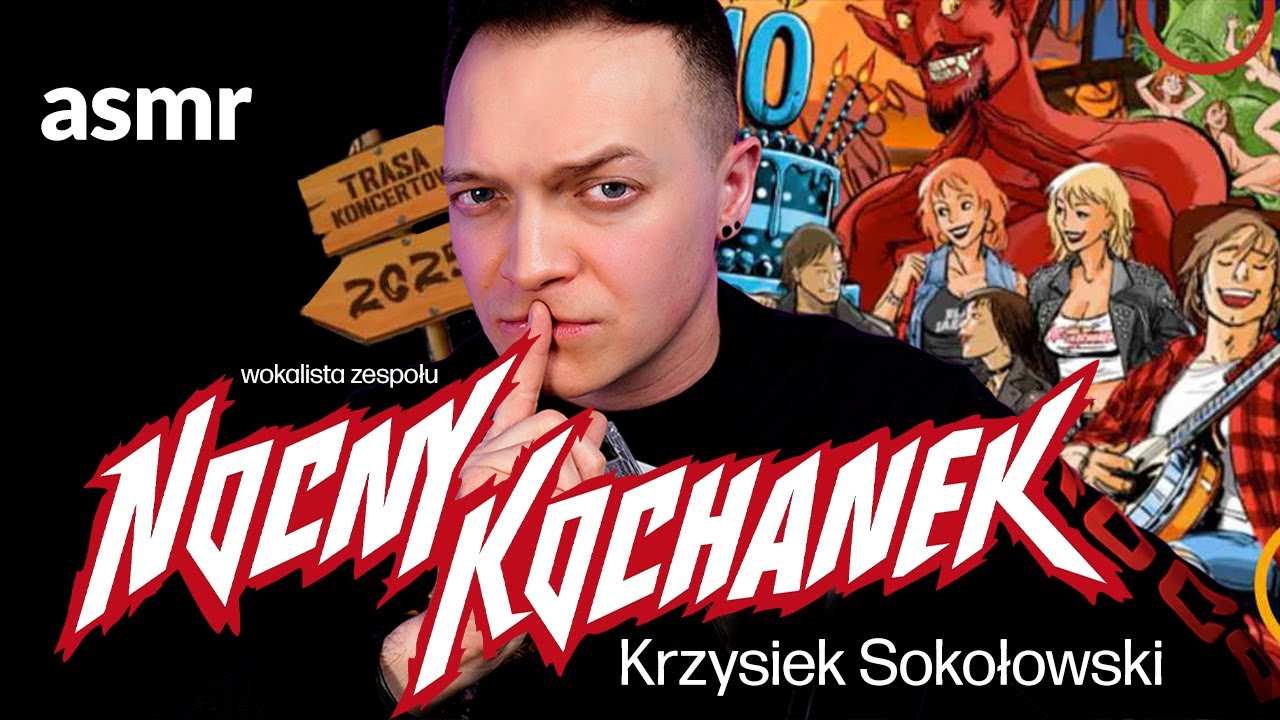NOCNY KOCHANEK ASMR Zaśnij z Krzyśkiem Sokołowskim