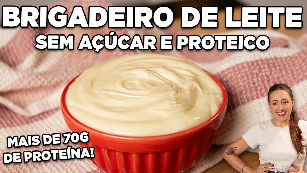 BRIGADEIRO FIT DE LEITE EM PÓ - SEM AÇÚCAR E PROTEICO | Tábata Romero