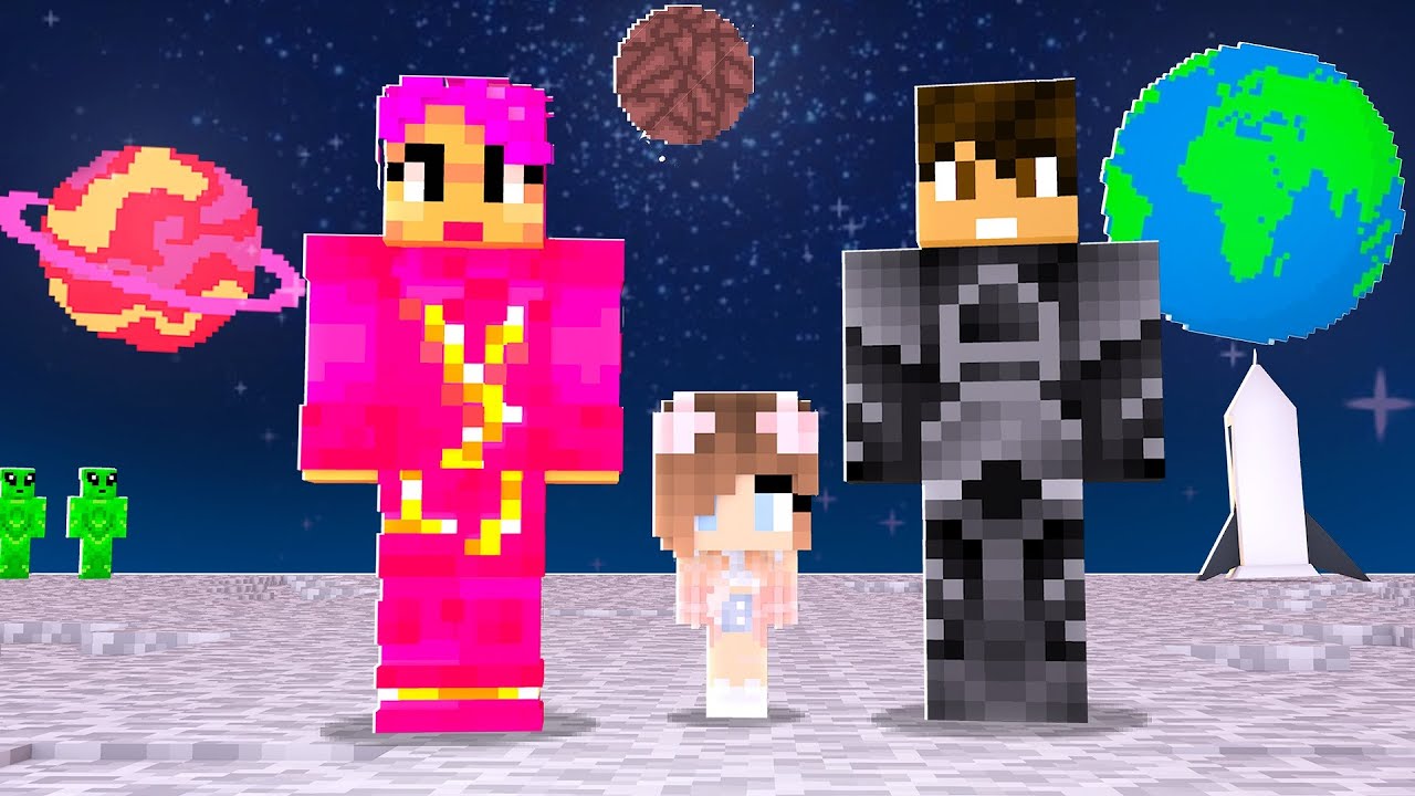 A FAMÍLIA SHARKBOY E LAVAGIRL NO MINECRAFT!
