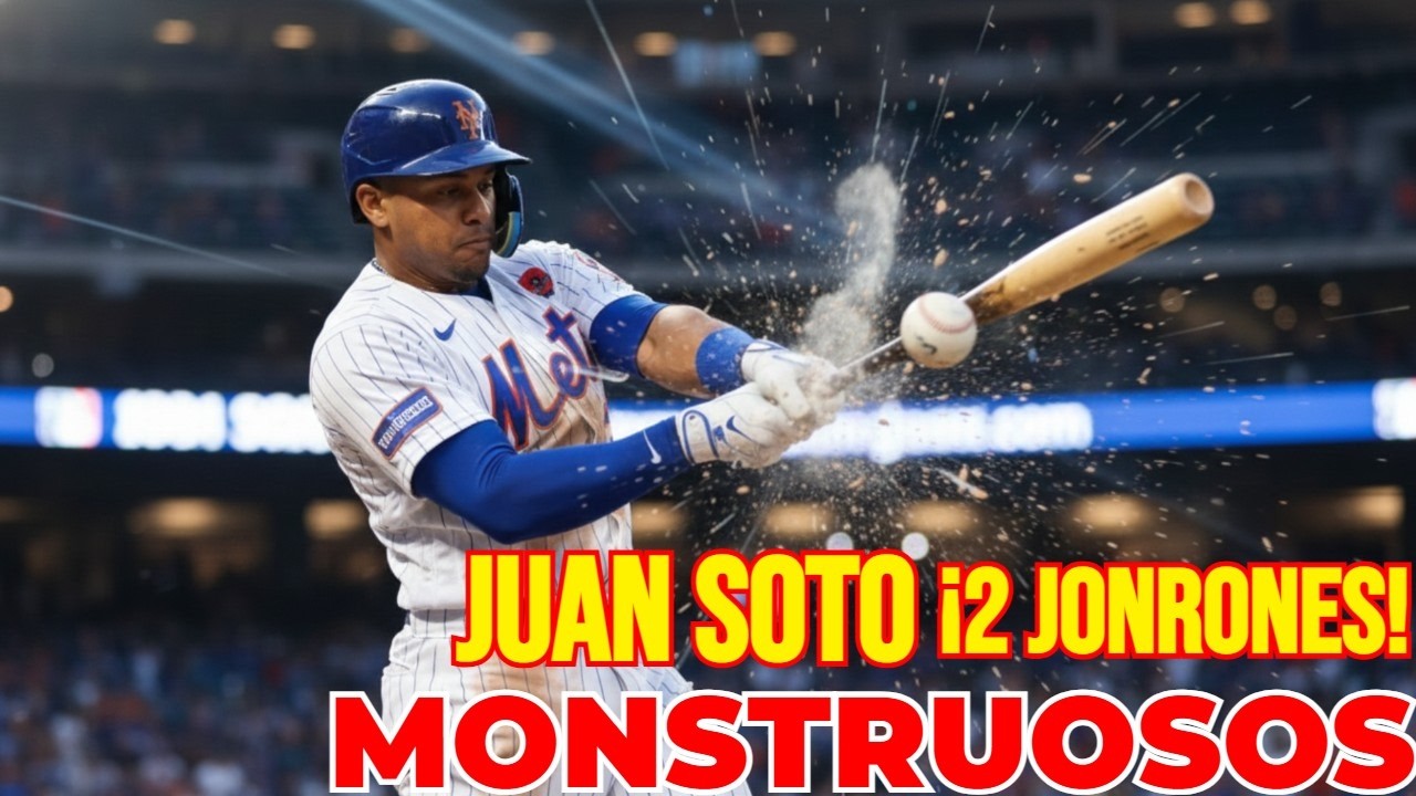 JUAN SOTO: ¡2 JONRONES MONSTRUOSOS! Los Highlights de la noche épica.