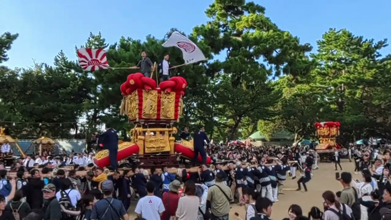 一宮神社かきくらべ  東浜  浜太鼓台   さぬき豊浜ちょうさ祭2025