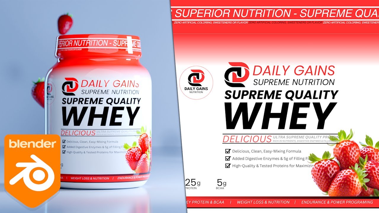 Blender Product Label Design Tutorial (Aryan)