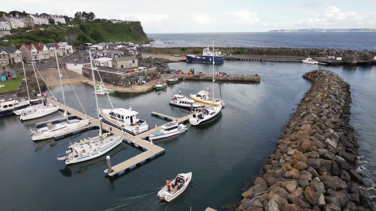 Ballycastle Marina, going for fishing 🎣
