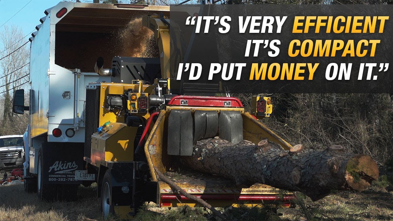 AKA Tree Service uses the Vermeer AX17 brush chipper