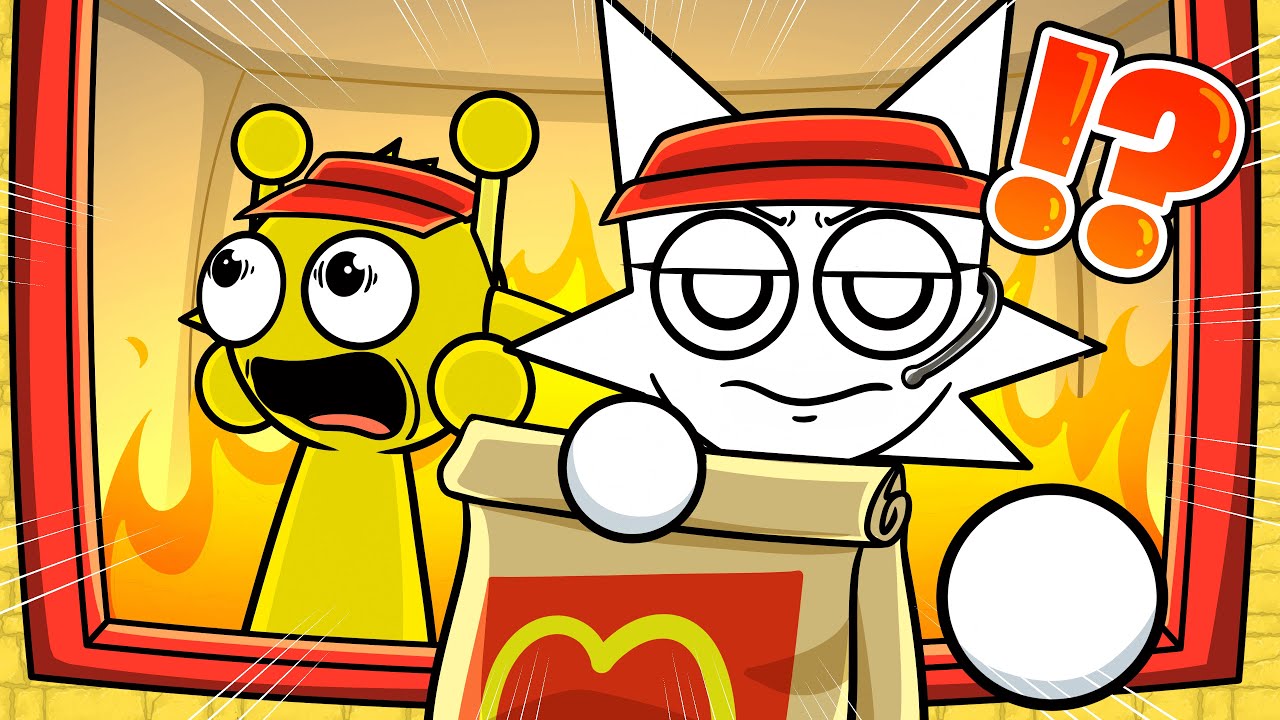 E SE a Wenda TRABALHASSE no FAST FOOD no Sprunki VR