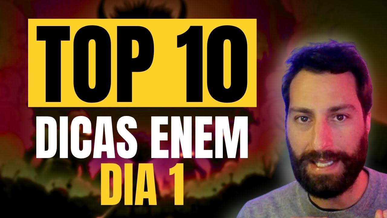 Analisei 53 v&iacute;deos ENEM e achei as 10 Melhores DICAS Finais