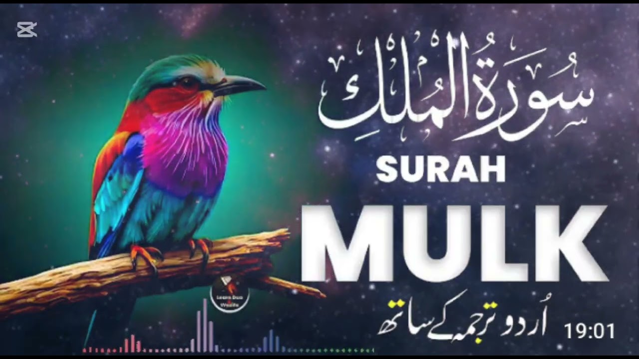 Surah mulk with Urdu ♥️ translation k sath 🕌