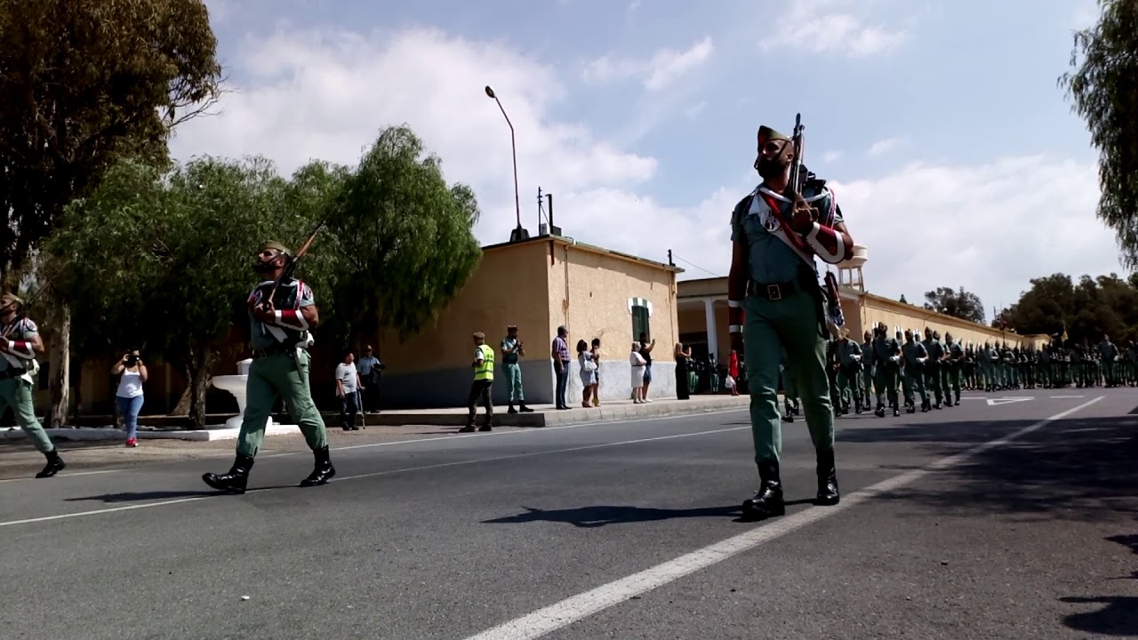 La Legión. Desfile Brileg 20 de septiembre 18.