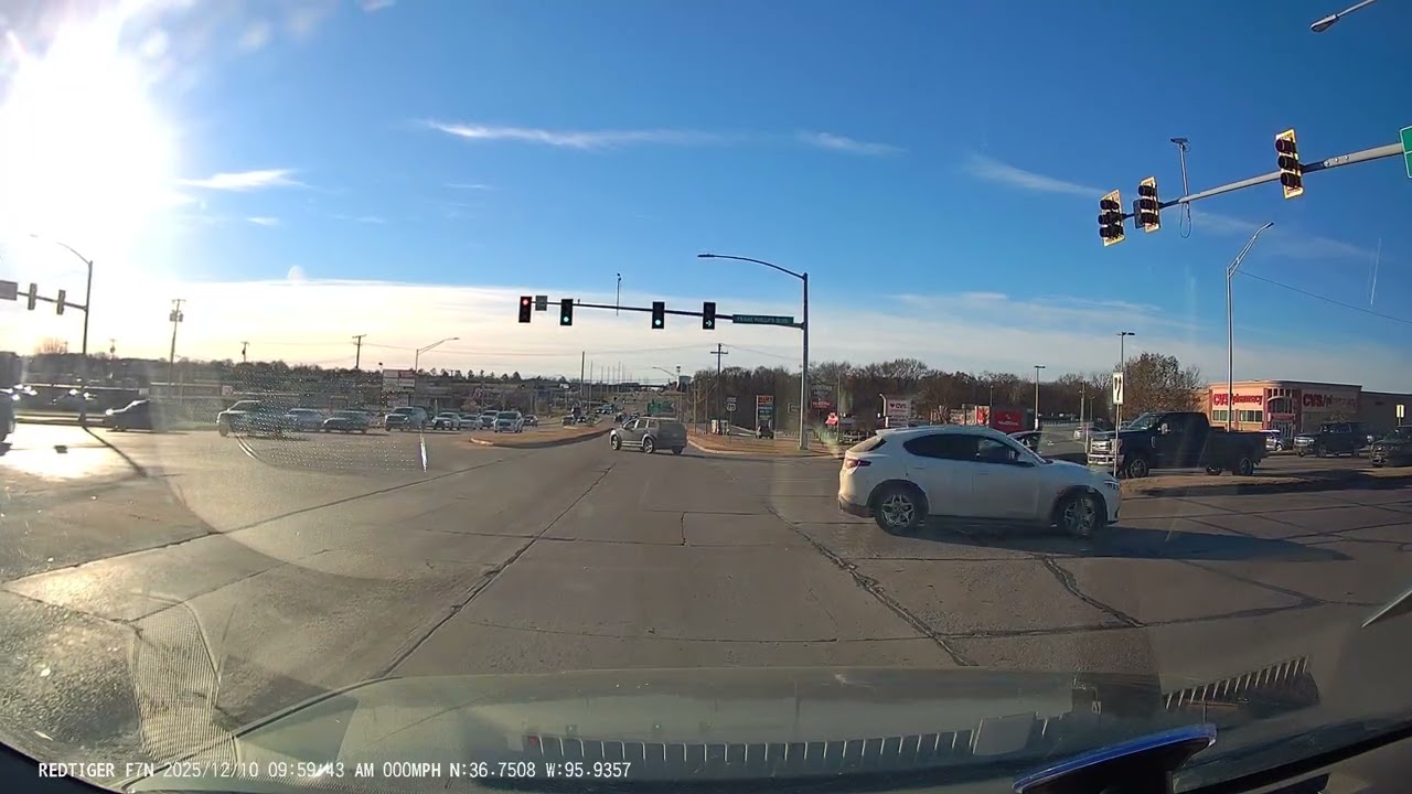 More people running red lights. 