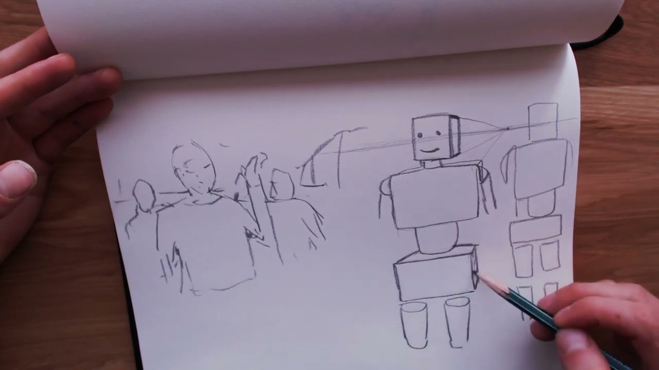 Puntos de vista. Tips de Perspectiva. Curso de Sketch 14
