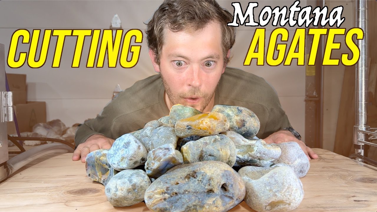 Cutting MY BEST Montana Agates! - Was it Worth it?