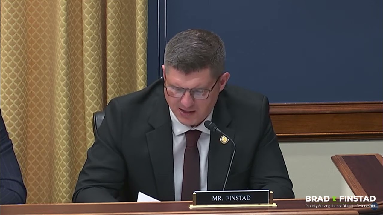 Rep. Finstad's Remarks at House Small Business Committee Markup - Prove It Act