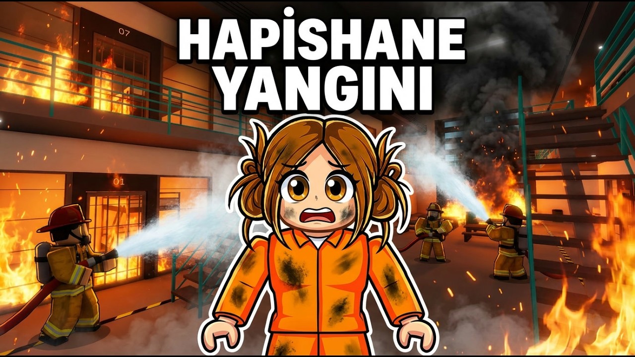 Hapishane Okulunda Yangın Eğitimi! 🚒 Herkes Ne Yapacağını Öğrendi 😮 Roblox Brookhaven🏡RP