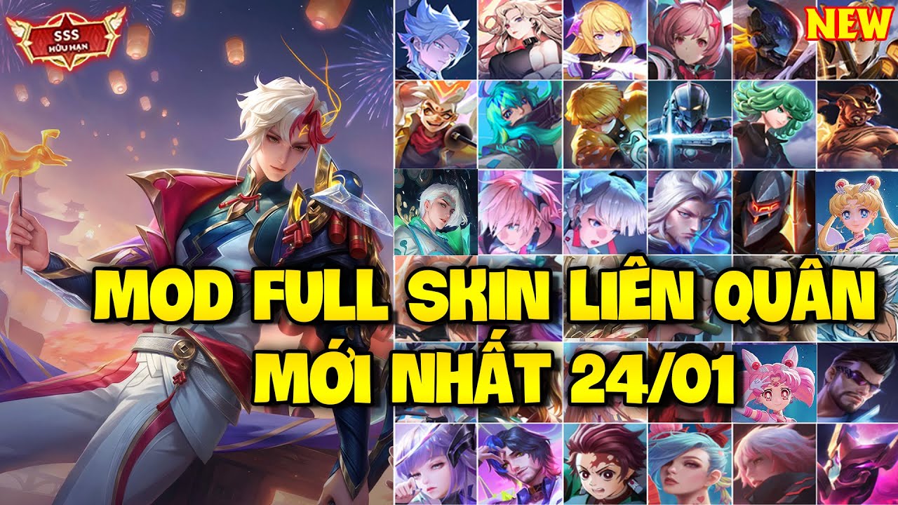 Hướng Dẫn MOD Skin Liên Quân Full Hiệu Ứng Mới Nhất Mùa S1 2026 Cho Android 14 & IOS Sau Update Ver4