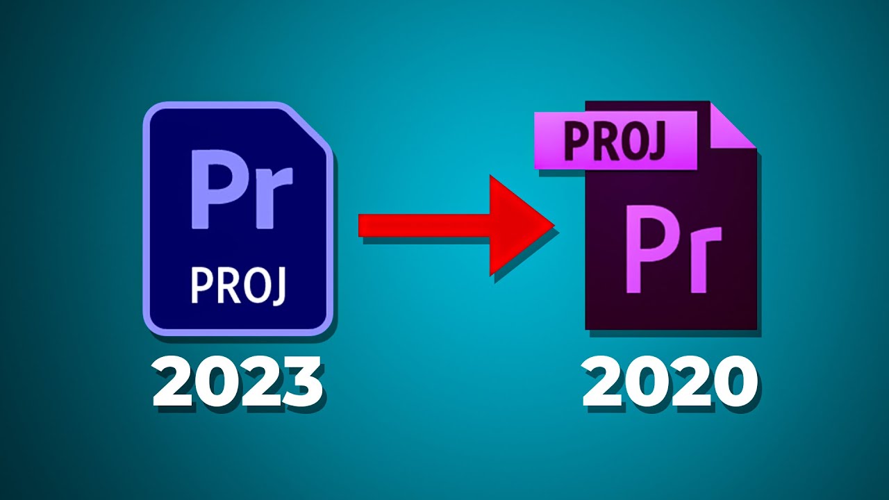 Как открыть новый проект Premiere Pro, используя старую версию