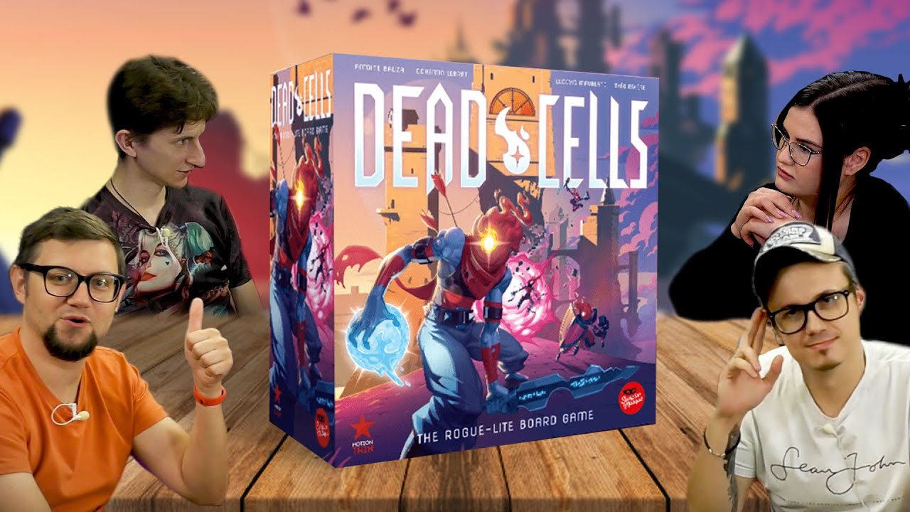 Настольная игра Dead Cells 💀 летсплей на 4 игрока, играем, обзор