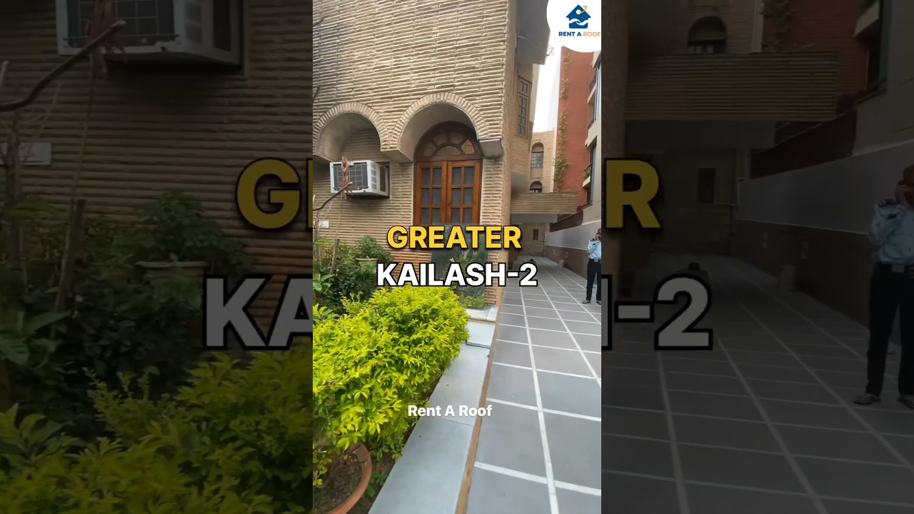 5BHK INDEPENDENT KOTHI IN GREATER KAILASH-2 | AVAILABLE FOR RENT✅  | SOUTH DELHI📍 #rentaroof