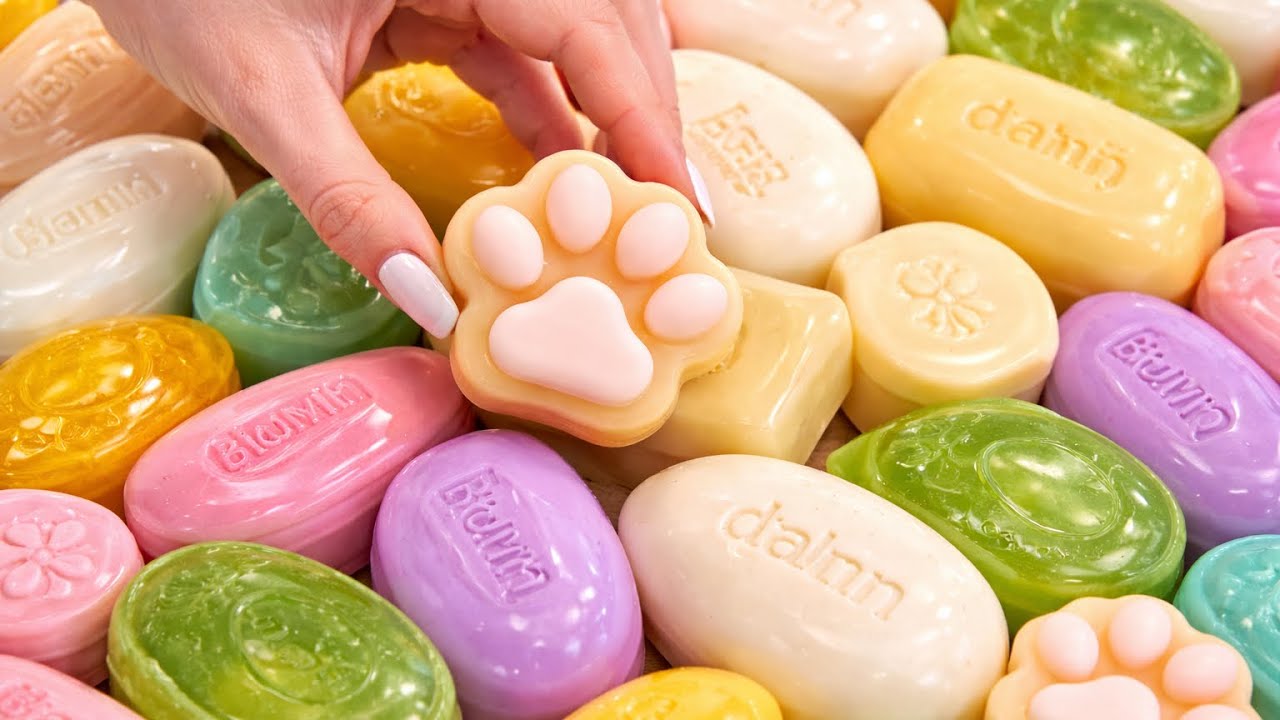 Satisfying soap &bull; Slow unwrapping &bull; Pure ASMR ✨