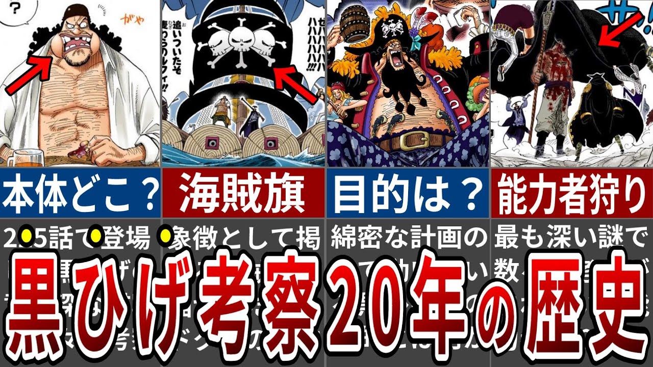 20年に渡って考察された黒ひげの最も多くの人に支持されている全考察【前編】