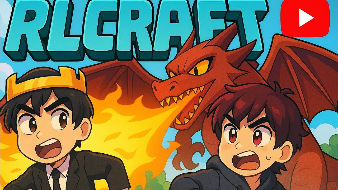 Minecraft : RLCRAFT - 2 débiles vs la nature 