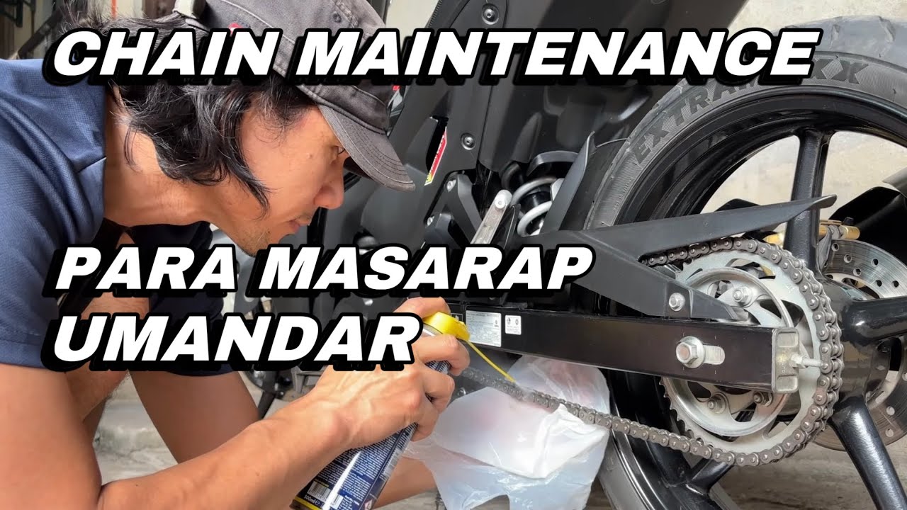 HOW TO ADJUST SNIPER 155 CHAIN