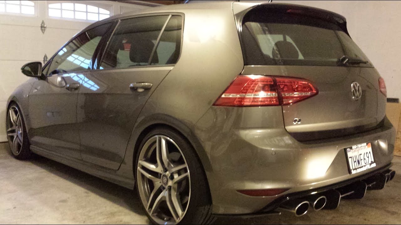 Maxton Design Rear Diffuser installation: MK7 Golf R