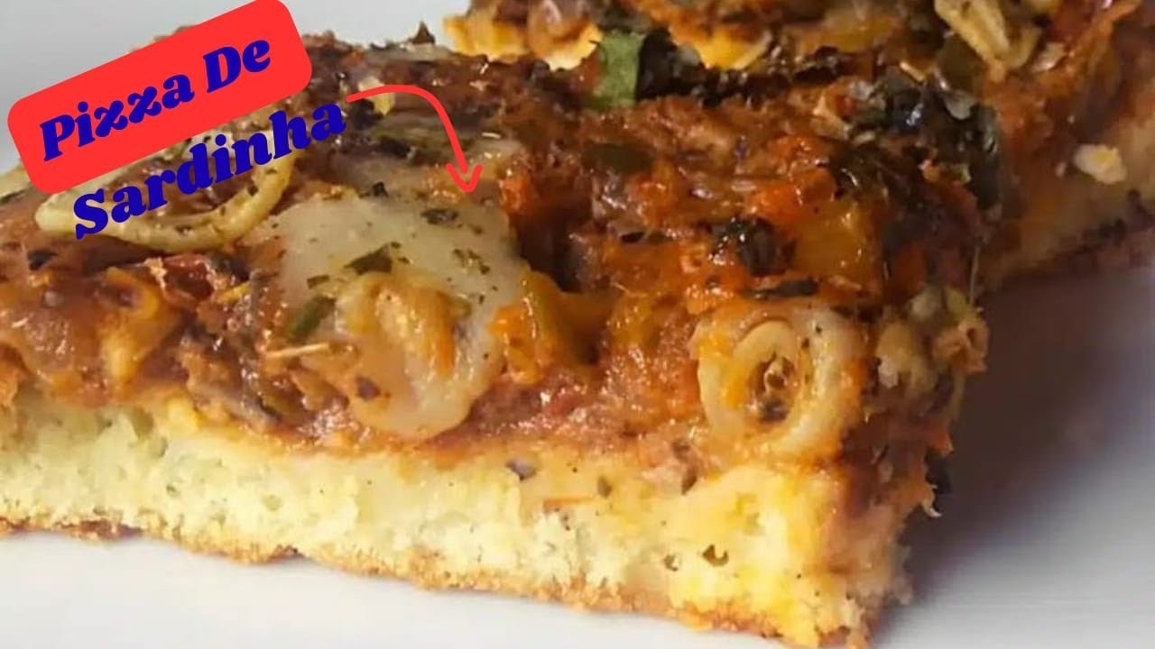 PIZZA DE SARDINHA FÁCIL 