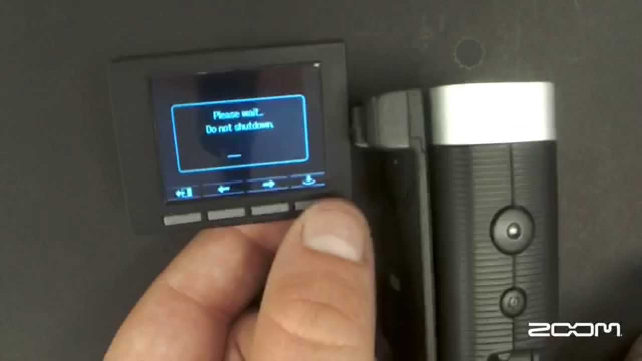 Zoom Q4: How to update Firmware