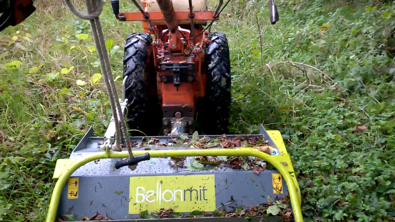 Prova trincia Pasquali 946 con trincia bellon da 80 cm su rovi