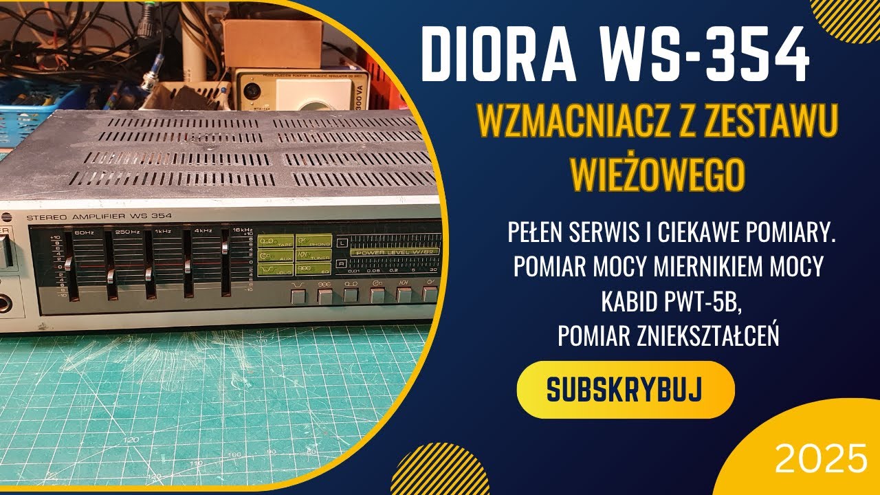 173. Wzmacniacz WS 354 pełen serwis i regulacja