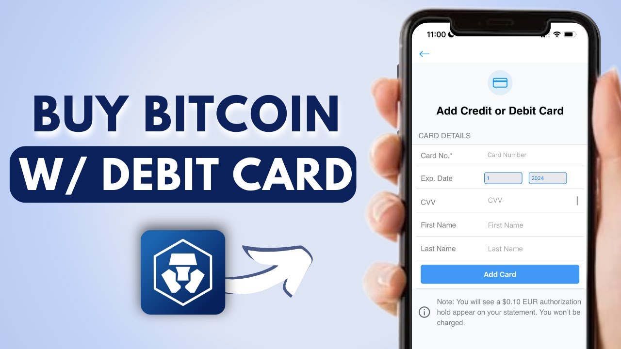 Как купить биткоины на Crypto.com с помощью дебетовой карты (2025)