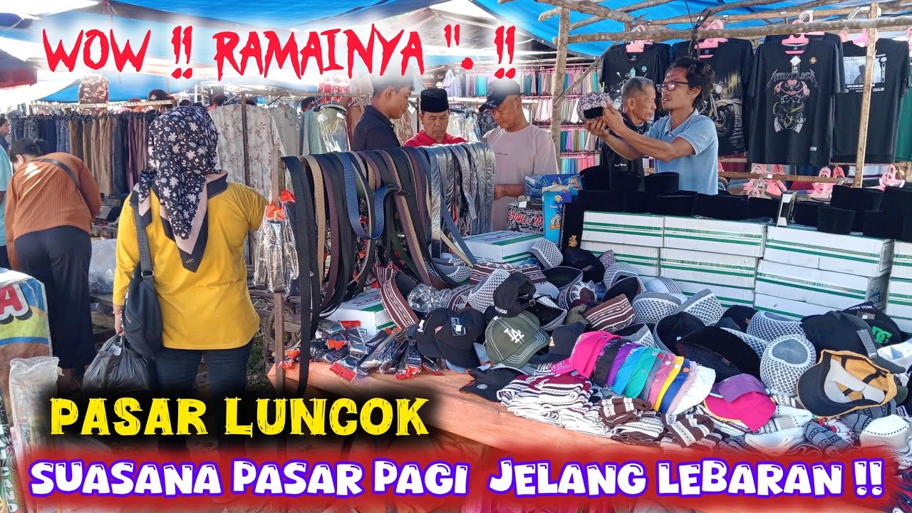 🏘️ SUASANA PASAR TRADISIONAL ‼️ SAMPAI SUSAH JALAN KARENA PADATNYA PEMBELI !!