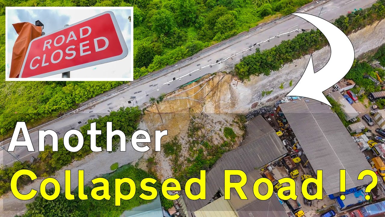 The Main Road That's COLLAPSED And CLOSED FOR OVER A YEAR! - A226 Swanscombe & Northfleet Kent