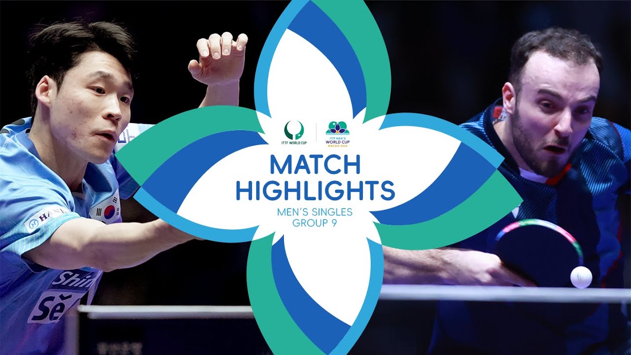Jang Woojin vs Simon Gauzy  | MS Group 9 | ITTF Men's and Women's World Cup Macao 2024
