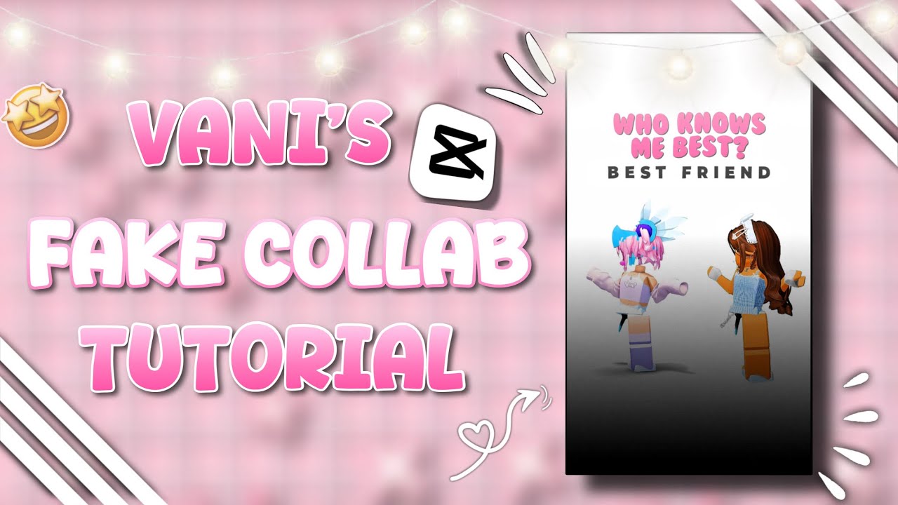 HOW TO MAKE VANI’S FAKE COLLAB ON MOBILE || #roblox #edit #tutorial #vanilbean 