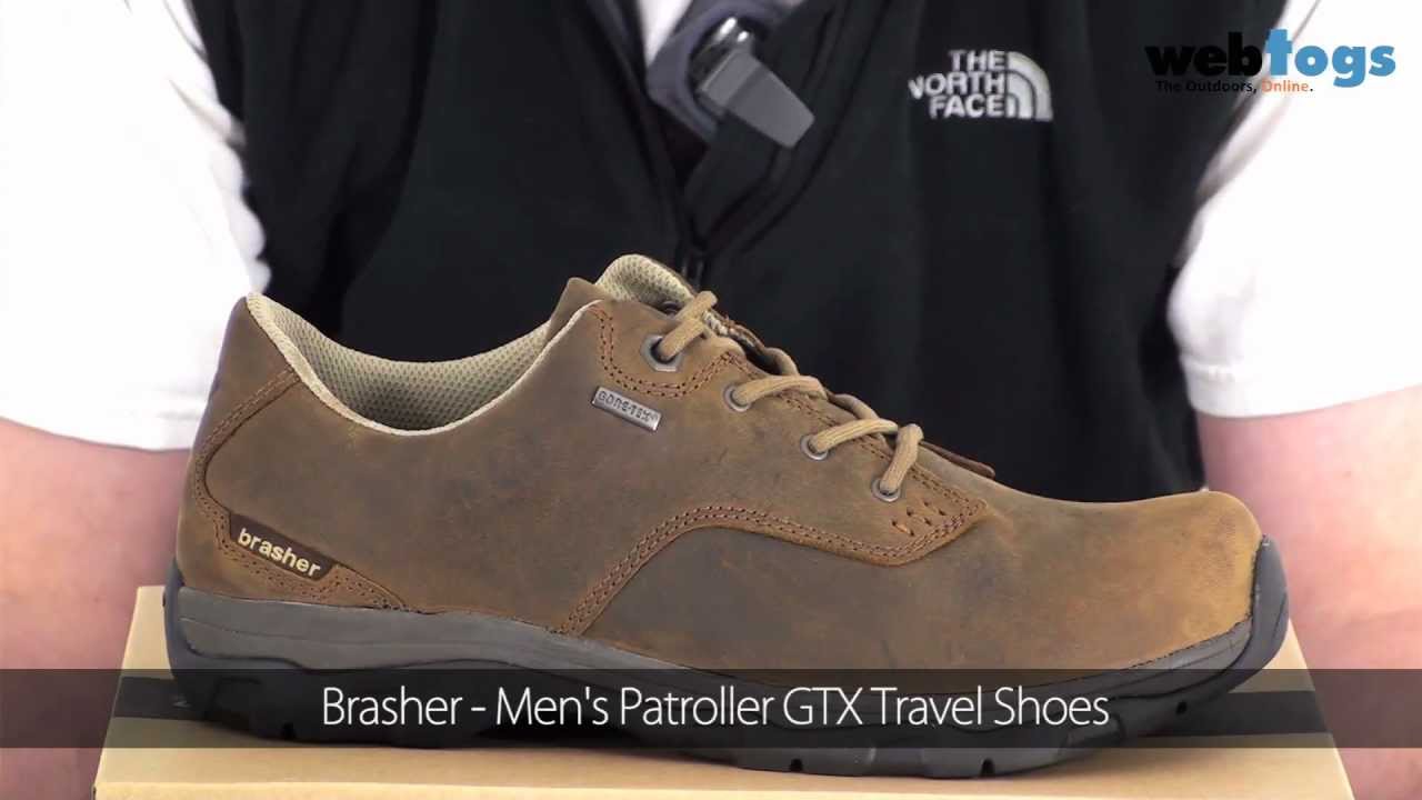 Brasher Men's Patroller GTX shoes - Smart casual shoes for town or country.